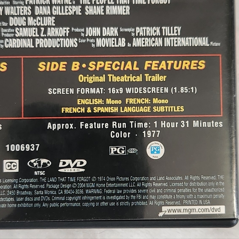 🎬 Double Feature: The Land That Time Forgot / The People That Time DVD - Picture 10 of 12